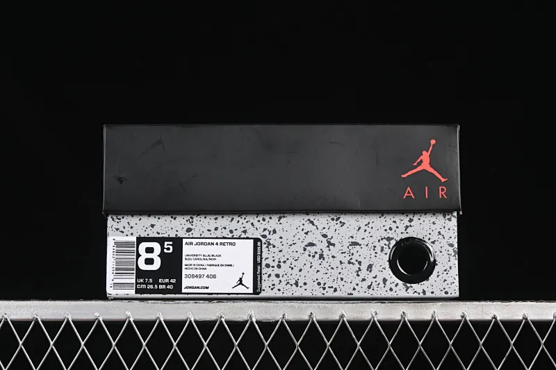 All categories Air Jordan Jordan series basketball shoes Air Jordan 4 Travis Scott Cactus Jack x Air Jordan 4 Retro AJ4 Joe 4 joint model suede blue 308497-406